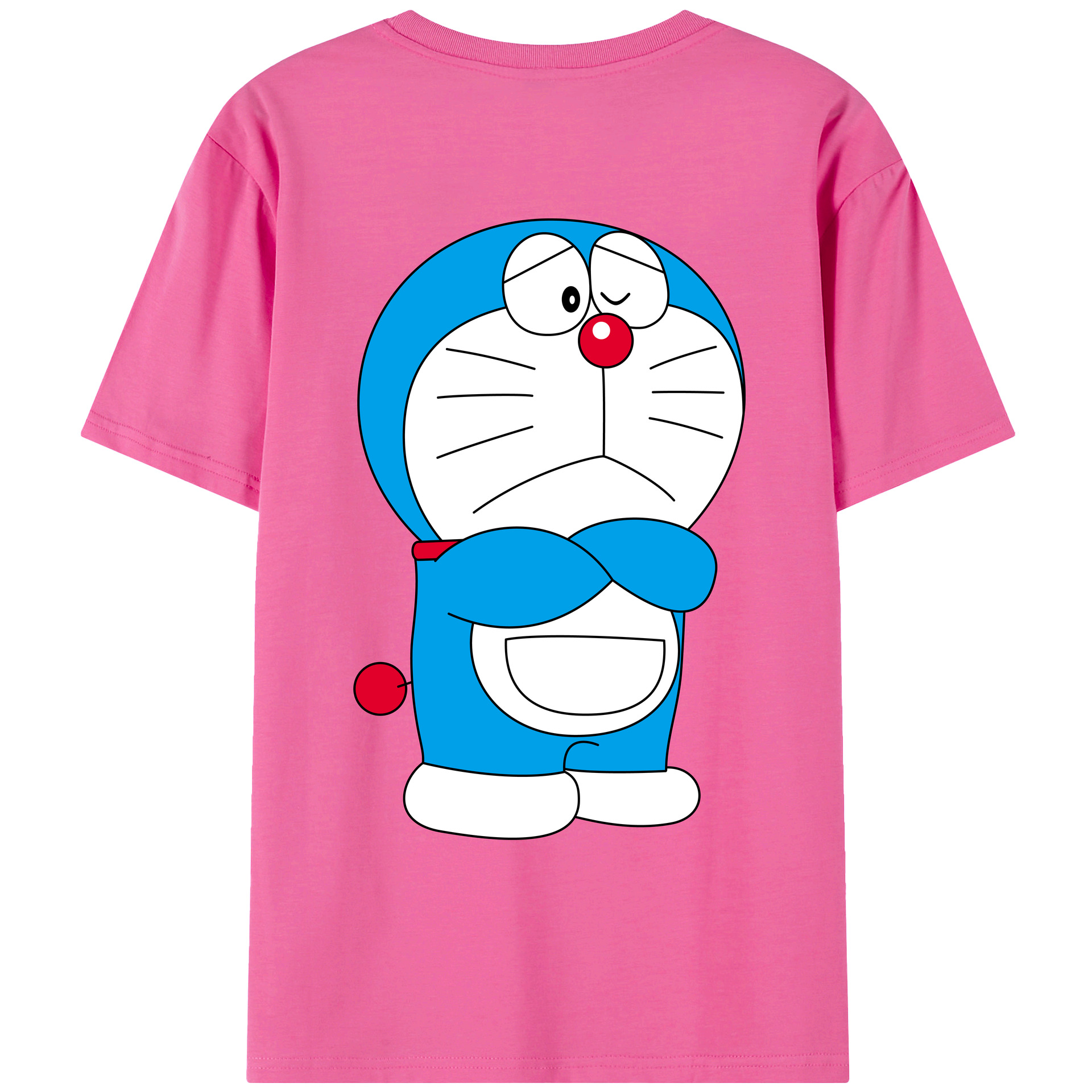 （画像用） ドラえもん Doraemon レディース半袖Tシャツ(バックプリント)